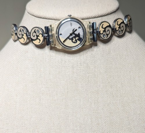 Collana girocollo orologio