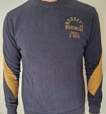 FELPA ZARA RAGAZZO TAGLIA 152 Cm 11/12 Anni Blu Con Fascia Color Senape