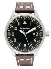 Orologio Da Pilota Messerschmitt Uomo XL Osservatore Braun/Nero ME-47XLB