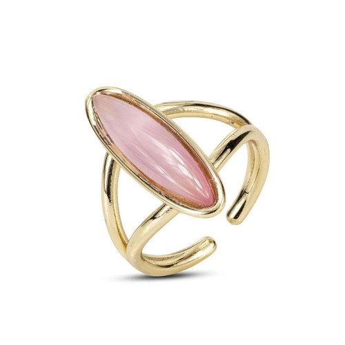 Anello boccadamo dorato con - anello,