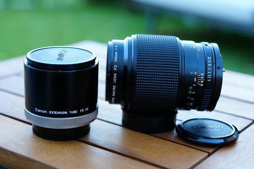 Canon 100mm macro - fd,