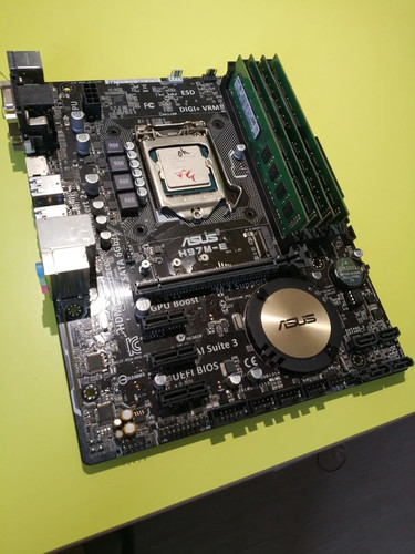 Carte mere asus h97m - -e, avec