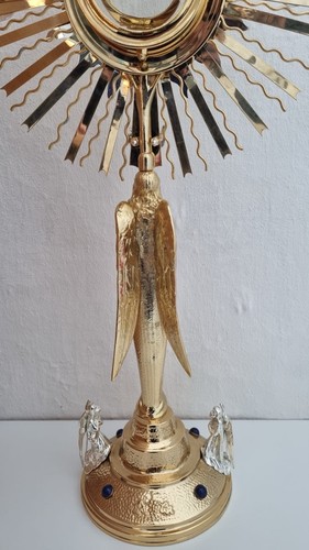 Ostensorio metallo dorato - ostensorio, e
