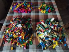 Lotto Mattoncini Lego sfusi, Lego Duplo, Plastic City BREV, Maxibric 