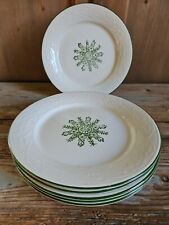 Pagnossin Special Production 6 Piatti Piani Ceramica Piatto Stella Verde