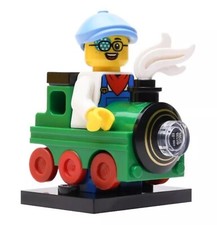LEGO Bambino Treno Minifigure col25-10 col433 Train Kid Serie 25 71045 trenino