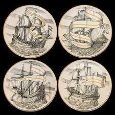 Set 4 Sottobicchieri Nave