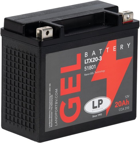 Batteria moto ltx20 gel - gel, lp