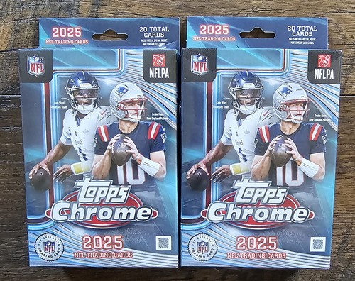 2025 topps chrome nfl football - chrome,