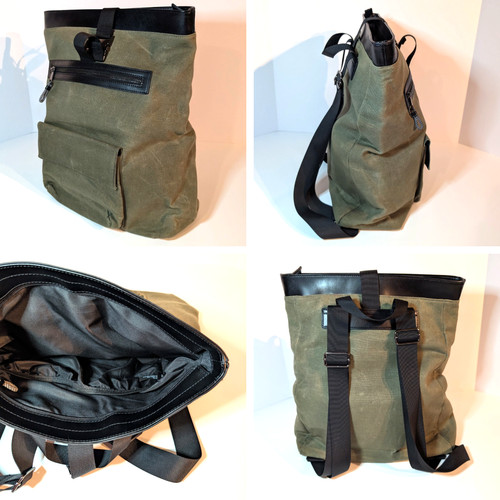 Express zaino rolltop tela - zaino,