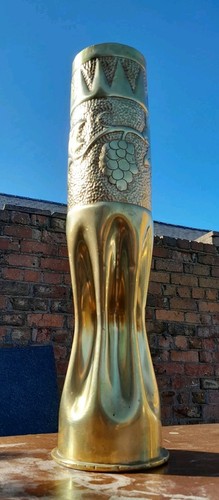 Ww1 trench art - vase, collector