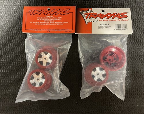 Ruote traxxas slash rosse - ruote,