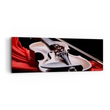 Quadro tela 90x30cm violino - tela,