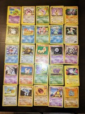 Lotto 25 carte Pokemon vintage