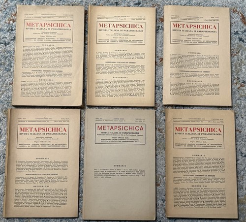 Metapsichica rara rivista - metapsichica,