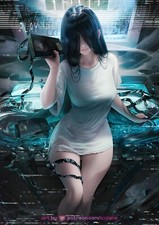 Poster manga su tela Sadako