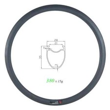 Clincher cerchio fibra di
