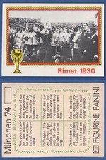 FIGURINA CALCIATORI PANINI MUNCHEN 74 - NUOVA/NEW - N.16 - RIMET 1930