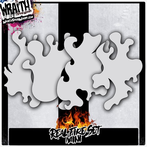 Real fire stencil - (mini),