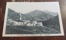 CARTOLINA D'EPOCA ORIGINALE BERGAMO PROVINCIA VALTORTA ALTA VAL BREMBANA PANORAM