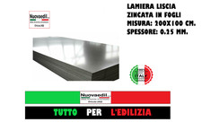 Lamiera zincata liscia piana - lamiera, a