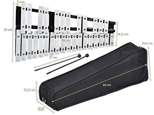 Xilofono mu10043 con borsa per - xilofono,