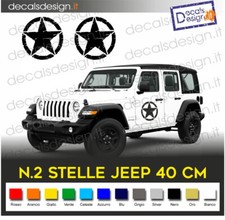 Coppia Adesivi Stella USA