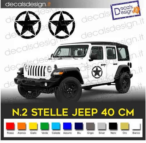 Coppia adesivi stella usa - adesivi,