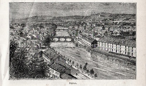 Stampa antica epinal veduta - stampa,