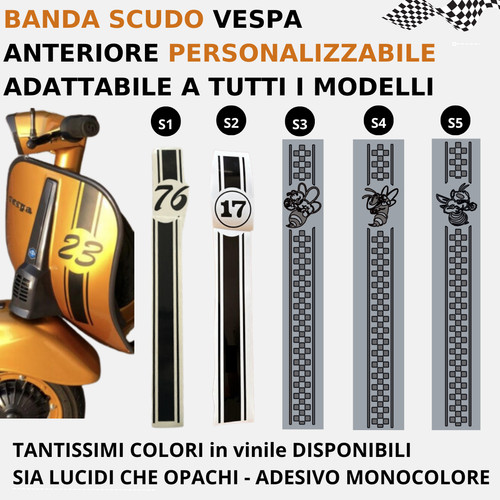 Adesivi scudo piaggio vespa - adesivi,