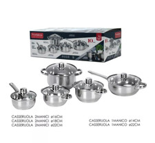 Set batteria pentole 10 - set,