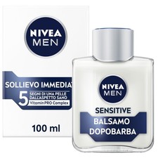 NIVEA MEN Sensitive Balsamo Dopobarba Uomo 100 ml Dopobarba uomo per un sollievo
