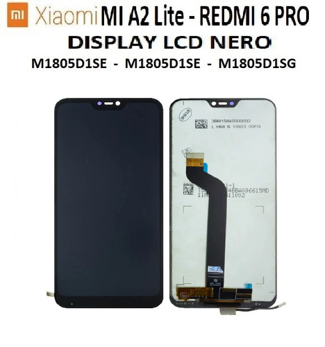 Display nero xiaomi mi a2 - nero,