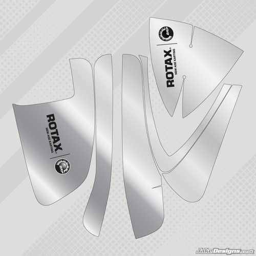 Kit adesivi airbox chrome - adesivi,