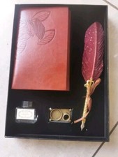 Penna piuma stilografica set - ,