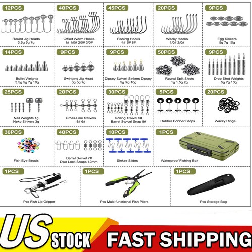 397pcs kit accessori pesca - 397pcs,