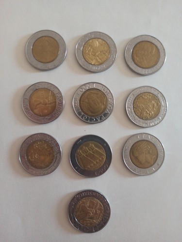 Italia monete 500 - italia-,