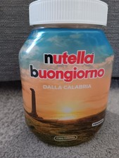 NUTELLA BARATTOLO VASETTO VUOTO 950 BUONGIORNO DALLA CALABRIA CAPO COLONNA