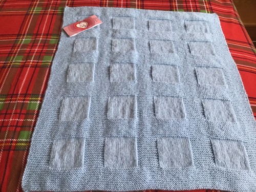 Coperta bambino blu lavorata - , a