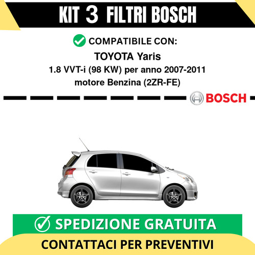 Kit bosch filtri tagliando - filtri,