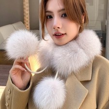 Sciarpa donna vera pelliccia