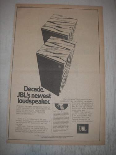 Pubblicità altoparlante jbl - pubblicità,