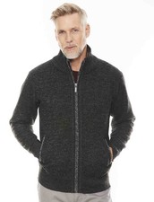Cardigan in Pile con Zip