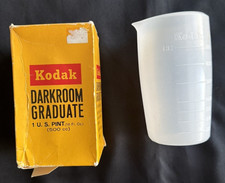 Kodak Darkroom Graduate 1 pinta 500cc con scatola originale laboratorio fotografico vintage 📸🟡