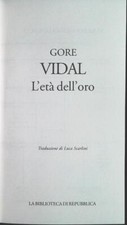 L'ETA' DELL'ORO - GORE VIDAL -