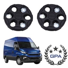 COPRICERCHIO COPRIMOZZO RUOTA ADATTO A IVECO DAILY dal 2014 in poi 2 PEZZI