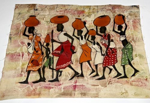Arazzo batik cloth art african - arazzo,