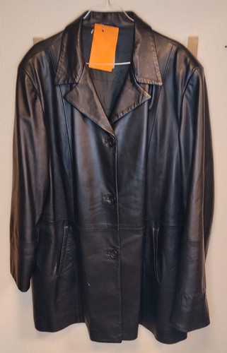 Giacca pelle nera - , conbipel
