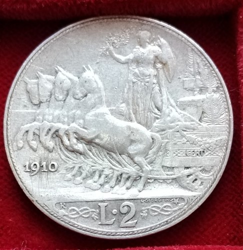 Moneta regno lire - , 1910