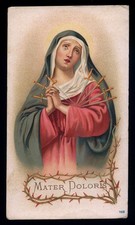 antico santino cromo-holy card